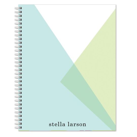 Chic Abstract Spiral Notebook